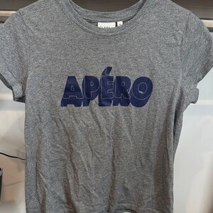 Apéro Kids Gray and Blue T-Shirt